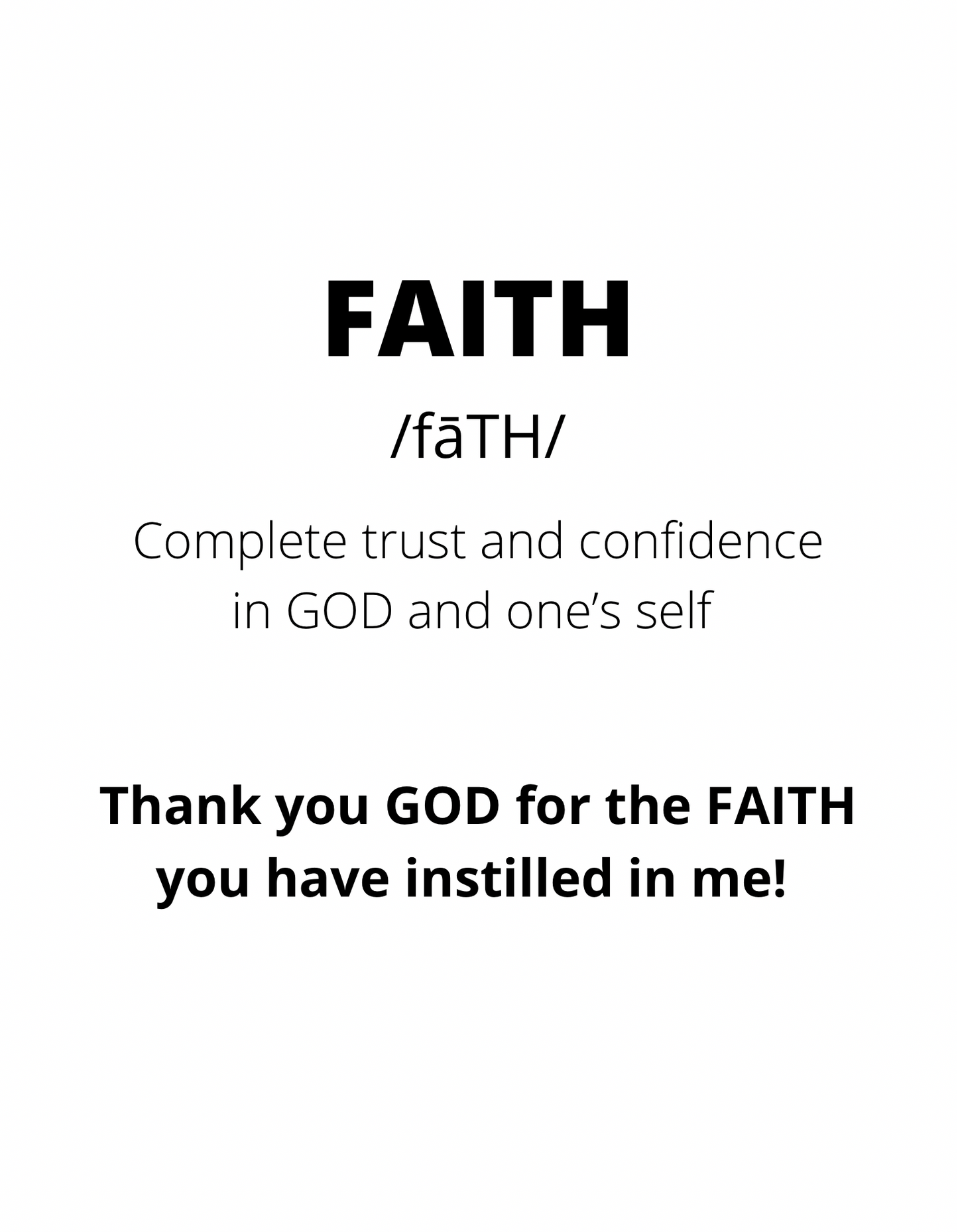 Faith