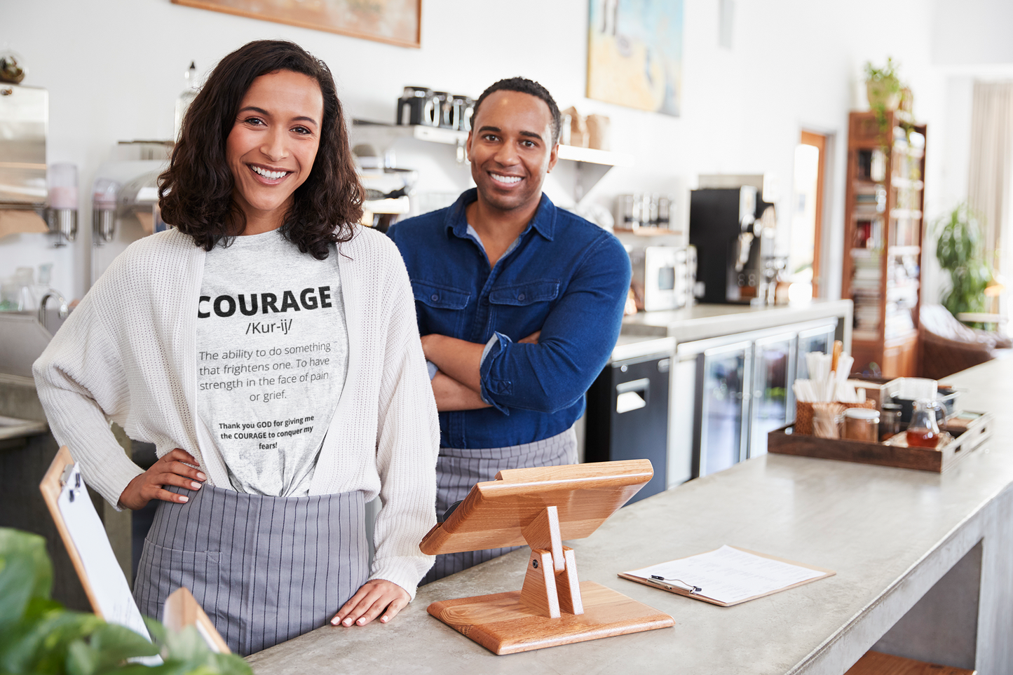 Courage T-Shirt White